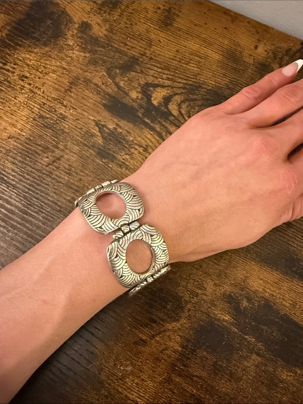 Brighton-chunky Silver Link Bracelet